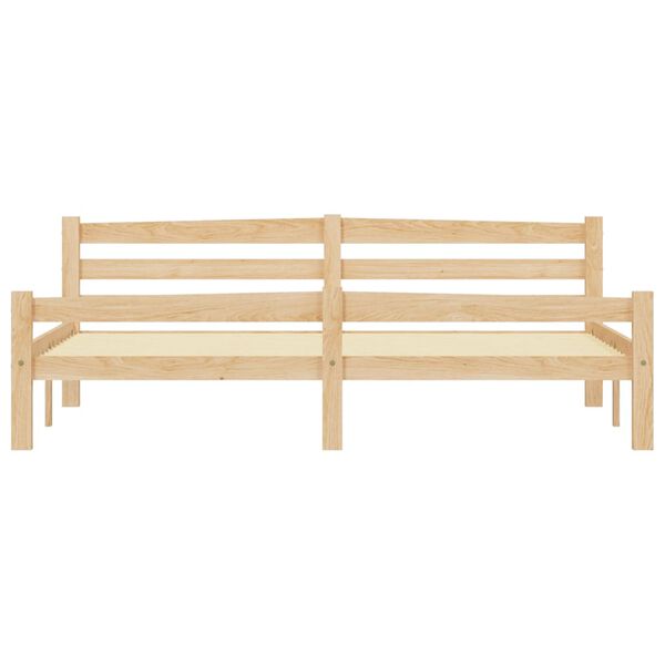 vidaXL Rám postele se 2 zásuvkami masivní borové dřevo 180 x 200 cm