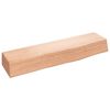 vidaXL N&aacute;stěnn&aacute; police světle hněd&aacute; 40x10x6 cm o&scaron;etřen&yacute; masivn&iacute; dub