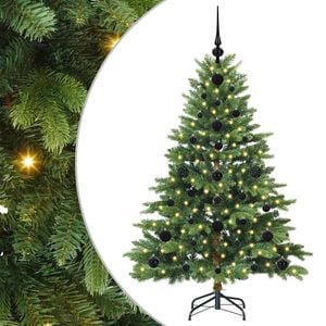 vidaXL Uměl&yacute; v&aacute;nočn&iacute; stromeček s stojanem Zelen&aacute; 120 cm PE a PVC