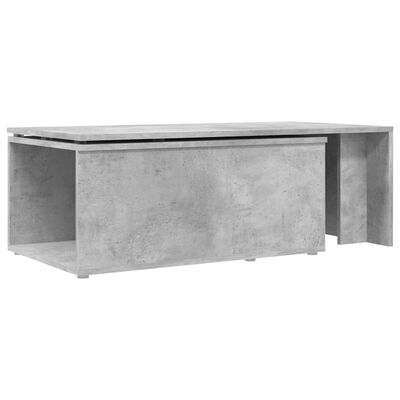 vidaXL Konferenční stolek betonově šedý 150 x 50 x 35 cm dřevotříska