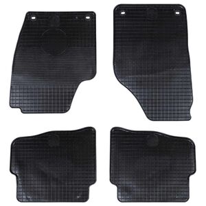 vidaXL Autokoberec 4 pcs Čern&aacute; vhodn&eacute; pro VW POLO 10 / 01-09 NS Guma