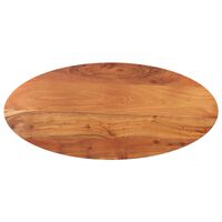 vidaXL Stolní deska 120 x 50 x 3,8 cm oválná masivní akáciové dřevo