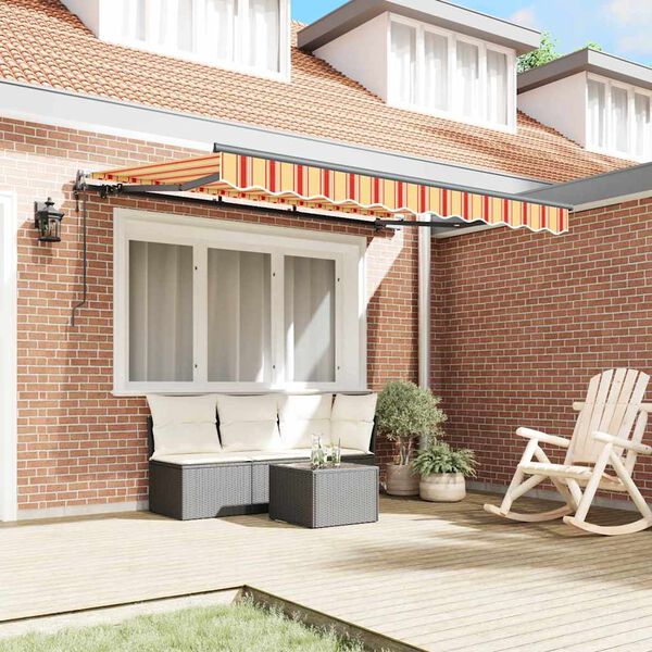 vidaXL Budsorovateln&eacute; zastře&scaron;en&iacute; Žlut&aacute; 350 x 200 cm textil