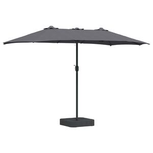 vidaXL Zahradn&iacute; slunečn&iacute;k Antracit 385 x 209 x 244 cm Polyester