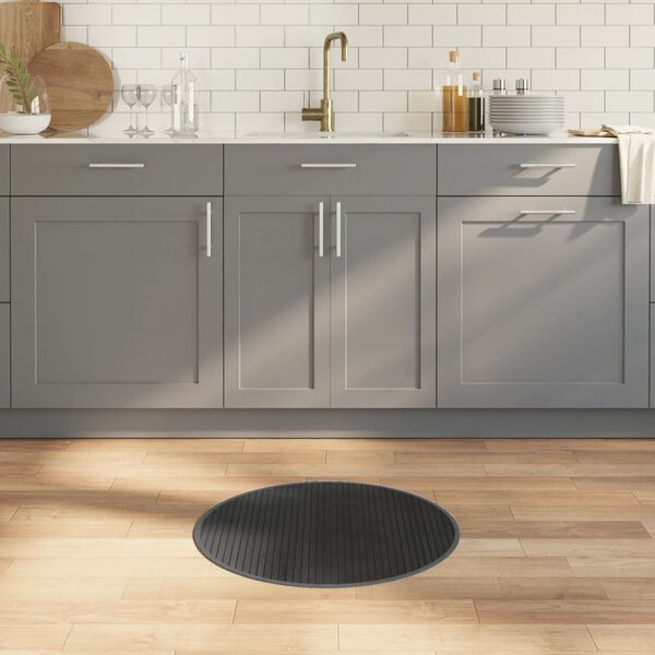 vidaXL Koberec kulat&yacute; &scaron;ed&yacute; 60 cm bambus