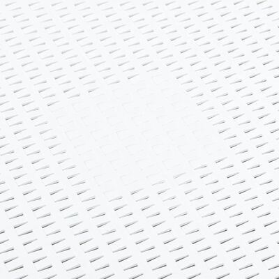 vidaXL Odkládací stolek bílý 54 x 54 x 36,5 cm plast