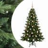 vidaXL Uměl&yacute; v&aacute;nočn&iacute; stromek s v&aacute;nočn&iacute;mi koulemi 120 cm 150 LED