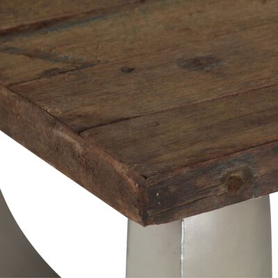 vidaXL Konferenční stolek Opium recyklované dřevo a ocel 110x60x35 cm