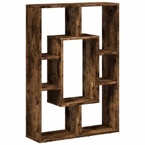 vidaXL Knihovna kouřov&yacute; dub 63 x 20 x 90 cm kompozitn&iacute; dřevo