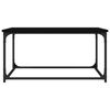 vidaXL Konferenčn&iacute; stolek čern&yacute; 80x50x40 cm kompozitn&iacute; dřevo a železo