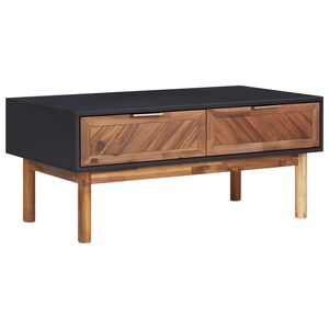 vidaXL Konferenčn&iacute; stolek 90 x 50 x 40 cm masivn&iacute; ak&aacute;ciov&eacute; dřevo a MDF
