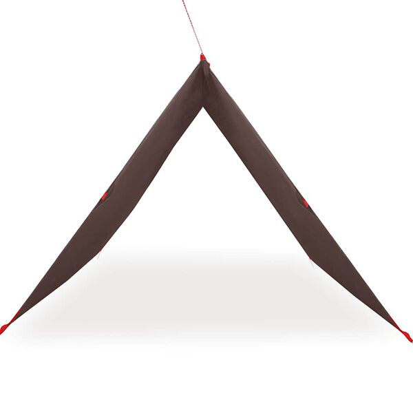 vidaXL Kempingová plachta hnědá 366 x 306 cm nepromokavá