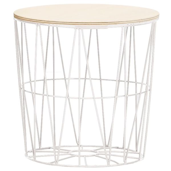 vidaXL Konferenčn&iacute; stolky 4 ks b&iacute;l&eacute;