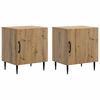 vidaXL Nočn&iacute; skř&iacute;ňka 2 pcs Dub artisan 43 x 34,5 x 50 cm