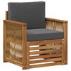 vidaXL Venkovn&iacute; středn&iacute; pohovka Př&iacute;rodn&iacute;
