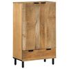 vidaXL Skř&iacute;ň highboard hněd&yacute; 60x33x100 cm masivn&iacute; mangovn&iacute;kov&eacute; dřevo