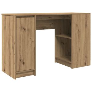 vidaXL Psac&iacute; stůl dub artisan 120x42x76 cm kompozitn&iacute; dřevo