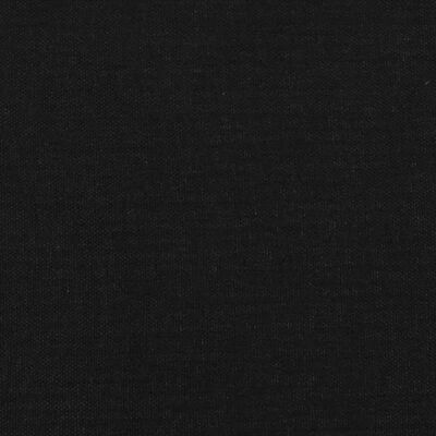vidaXL Čelo postele typu ušák černé 183x16x118/128 cm textil