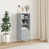 vidaXL Skř&iacute;ň highboard betonově &scaron;ed&aacute; 40 x 36 x 110 cm kompozitn&iacute; dřevo