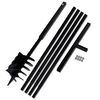 vidaXL Zemn&iacute; vrt&aacute;k s rukojet&iacute; 180 mm, s n&aacute;stavci 5 m, ocel