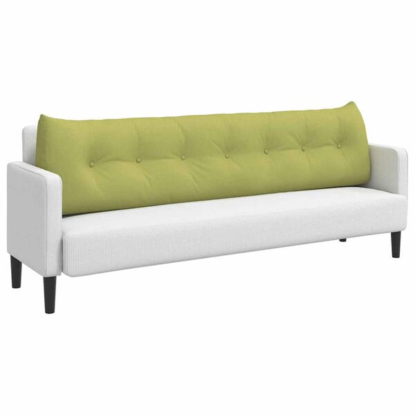 vidaXL Pol&scaron;t&aacute;ř na z&aacute;da Světl&aacute; zelen&aacute; 200 x 24 x 50 cm textil