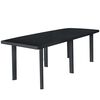vidaXL Zahradn&iacute; stůl antracitov&yacute; 216 x 90 x 72 cm plastov&yacute;