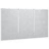 vidaXL Magnetick&aacute; tabule rozkl&aacute;dac&iacute; 150 x 80 x 1,7 cm hlin&iacute;k