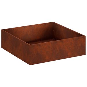 vidaXL Zahradn&iacute; pěstebn&iacute;k Rezav&aacute; 80 x 80 x 30 cm