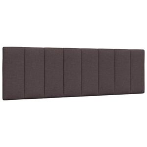 vidaXL Pol&scaron;t&aacute;ř na čelo postele Hanko tmavě hněd&yacute; 160 cm textil