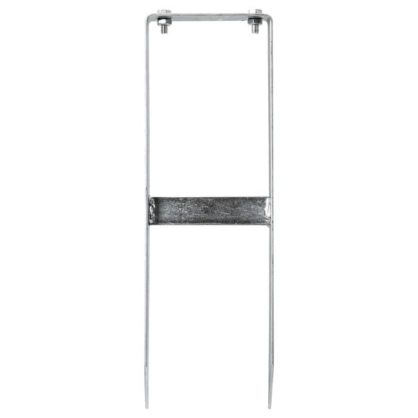 vidaXL Kotevní patky pro WPC plot 2 ks ocel 40 cm