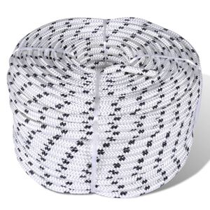 vidaXL Spl&eacute;tan&eacute; lano lodn&iacute;, polyester 6 mm x 50 m