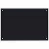 vidaXL Kuchyňsk&yacute; panel čern&yacute; 90 x 60 cm tvrzen&eacute; sklo