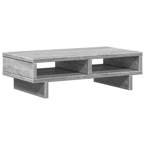 vidaXL Stojan na monitor &scaron;ed&yacute; sonoma 50 x 27 x 15 cm kompozitn&iacute; dřevo