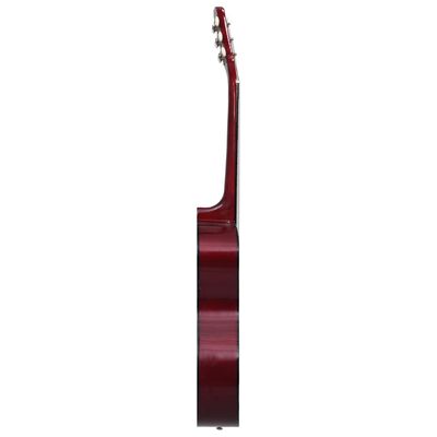 vidaXL Folková akustická kytara s výřezem 6 strun 38" lipové dřevo