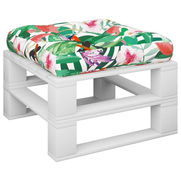 vidaXL Podu&scaron;ka na palety v&iacute;cebarevn&aacute; 50 x 50 x 12 cm textil