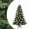 vidaXL Uměl&yacute; v&aacute;nočn&iacute; stromek s v&aacute;nočn&iacute;mi koulemi 120 cm 150 LED