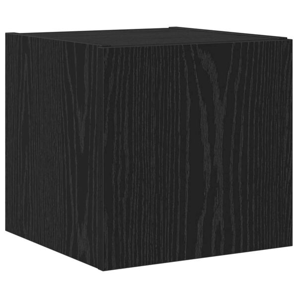 vidaXL TV wall cabinet Čern&yacute; dub 30,5 x 35 x 30 cm kompozitn&iacute; dřevo