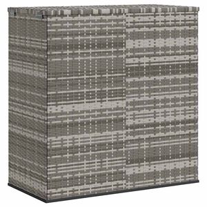 vidaXL Zahradn&iacute; &uacute;ložn&yacute; box PE ratan 100 x 49 x 103,5 cm &scaron;ed&yacute;