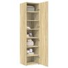 vidaXL Skř&iacute;ň highboard dub sonoma 45 x 42,5 x 185 cm kompozitn&iacute; dřevo