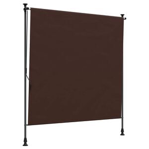 vidaXL Venkovn&iacute; Roleta Hněd&aacute; 100 x 270 cm