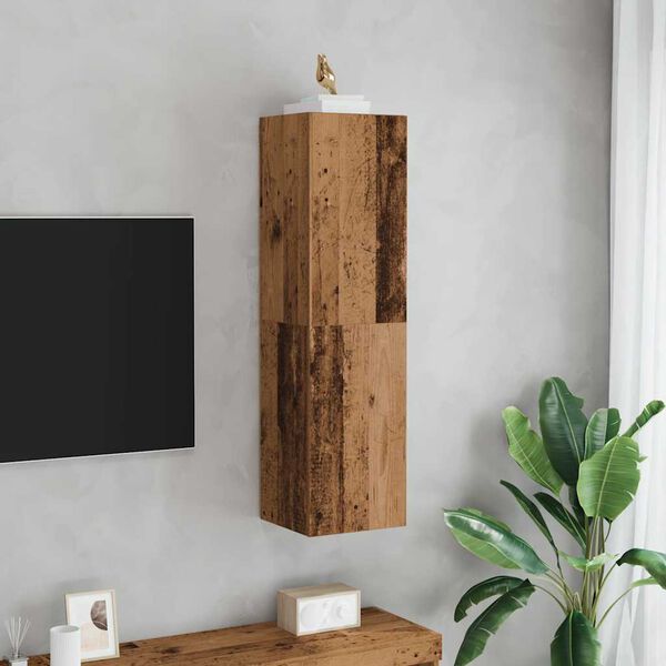 vidaXL TV skříňka old wood 30,5 x 30 x 110 cm kompozitní dřevo