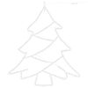vidaXL Vánoční osvětlení vánoční stromek silueta 2ks 35 LED teplá bílá