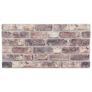 vidaXL 3D n&aacute;stěnn&eacute; panely 10 ks tmavě hněd&eacute; 100 x 50 cm EPS