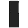 vidaXL Př&iacute;born&iacute;k čern&yacute; 81x37x100 cm kompozitn&iacute; dřevo