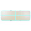 vidaXL Nafukovací cvičební podložka s pumpou 400x100x10 cm PVC zelená