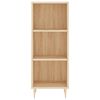 vidaXL Skříň highboard dub sonoma 34,5 x 34 x 180 cm kompozitní dřevo