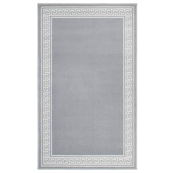 vidaXL Běhoun BCF &scaron;ed&yacute; se vzorem 100 x 150 cm