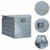 vidaXL Hlin&iacute;kov&yacute; box 737/381 x 410 x 460 mm stř&iacute;brn&yacute;