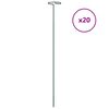 vidaXL Tyčky k rostlin&aacute;m 20 ks tmavě zelen&eacute; 61 cm ocel