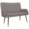 vidaXL Sofa pro dvě osoby Taupe 115 x 61 x 87 cm Textil